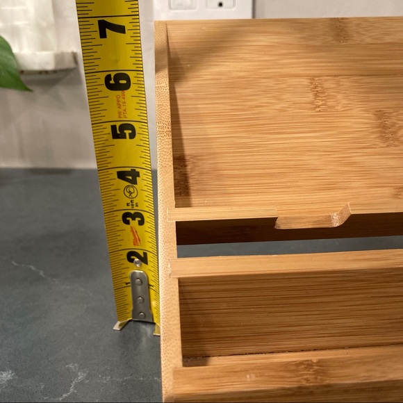 Pampered Chef bamboo charging station organizer - Picture 9 of 13